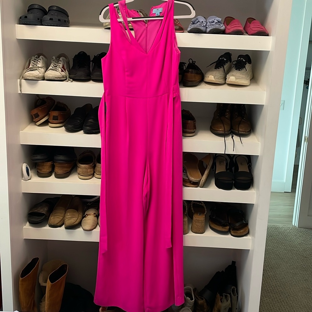 CeCe hot pink jumpsuit!